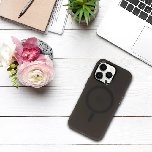 Mágneses Matt Tok iPhone 11 Pro Fekete tok - 8