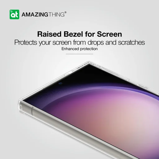 Amazing Thing Minimal Magsafe Grip Ring tok Samsung Galaxy S24 Ultra átlátszó - 4