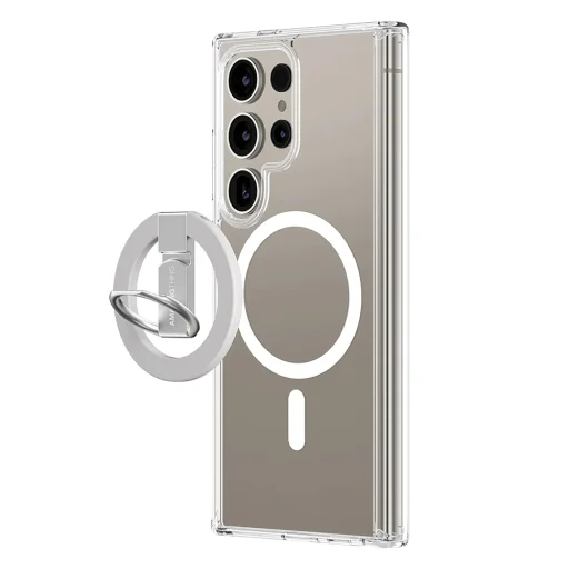 Amazing Thing Minimal Magsafe Grip Ring tok Samsung Galaxy S24 Ultra átlátszó - 1