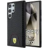 Original FERRARI keménytok Carbon Stitched Bottom FEHCS24LN3PUK Samsung Galaxy S24 Ultra Black tok thumbnail