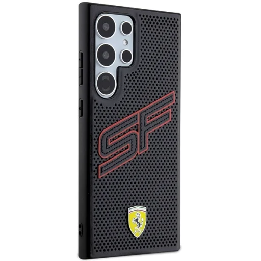 Original FERRARI keménytok Big SF Perforated FEHCS24LPINK Samsung Galaxy S24 Ultra tok - 4