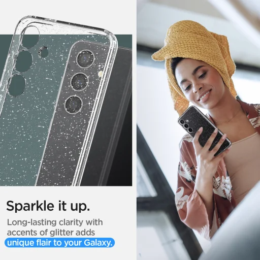 SPIGEN Liquid Crystal ACS07345 puzdro pre Samsung Galaxy S24 - Glitter Crystal - 13