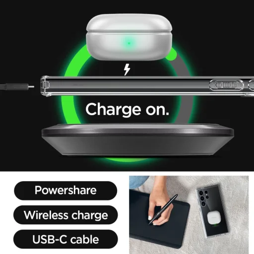 SPIGEN Ultra Hybrid ACS07292 tok Samsung Galaxy S24 Ultra - Kristálytiszta - 14