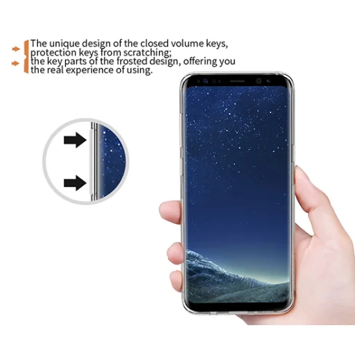 Nillkin Nature TPU tok Samsung Galaxy S8 Plus készülékhez transparent - 9