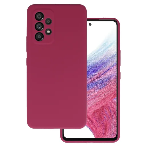 Silicone Lite tok Samsung Galaxy A53 5G burgundy - 1