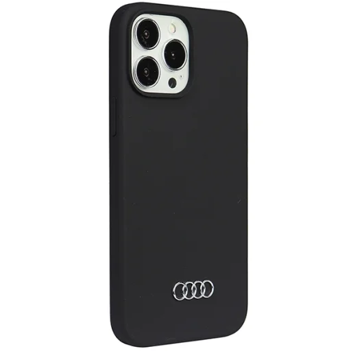  iPhone 13 Pro Max fekete Original Case AUDI hardcase szilikon tok AU-LSRIP13PM-Q3/D1-BK - 2