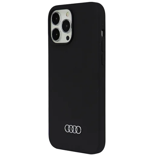  iPhone 13 Pro Max fekete Original Case AUDI hardcase szilikon tok AU-LSRIP13PM-Q3/D1-BK - 3