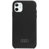  iPhone 12/12 Pro Fekete Eredeti AUDI hardcase szilikon tok AU-LSRIP12P-Q3/D1-BK