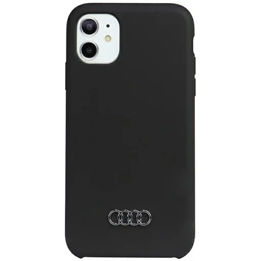  iPhone 12/12 Pro Fekete Eredeti AUDI hardcase szilikon tok AU-LSRIP12P-Q3/D1-BK - 1