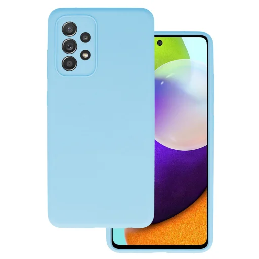 Szilikon Lite Case Samsung Galaxy A52/A52S világoskék tok - 1