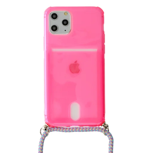 STRAP Fluo tok iPhone 12/12 Pro Pink - 1