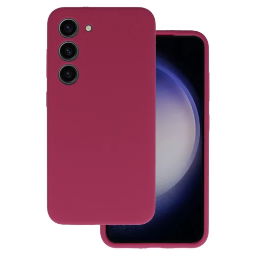 Silicone Lite tok Samsung Galaxy S23 Plus burgundy - 1