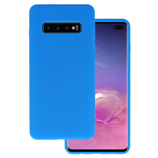Silicone Lite tok Samsung Galaxy S10 kék - 1