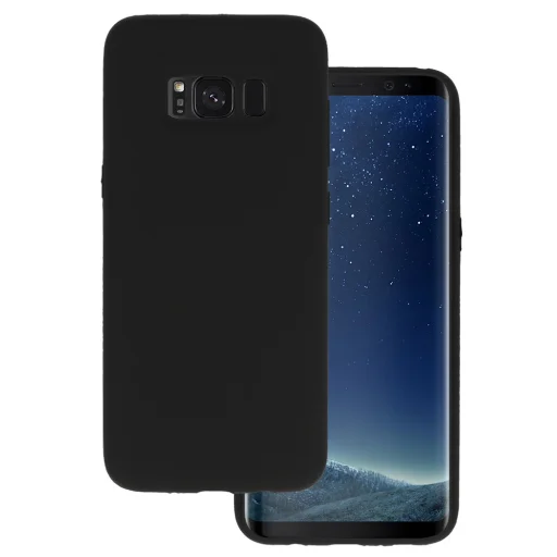 Silicone Lite tok Samsung Galaxy S8 Plus fekete - 1
