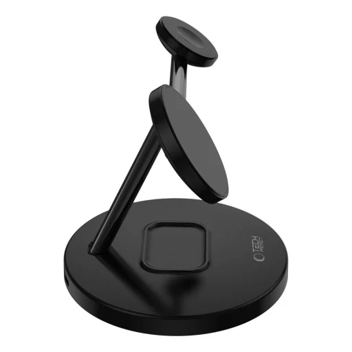 Tech-Protect QI15W-A35 3in1 induktív töltő MagSafe-fel telefonhoz / AirPods-hoz / Apple Watch-hoz - fekete - 5