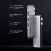 HUB Ugreen CM380 2xUSB C - HDMI/2xUSB 3.0/SD TF/USB C PD - szürke - 6