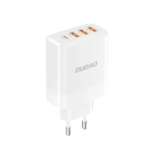 Dudao A5HEU hálózati töltő 3x USB-A 1x USB-C PD20W - fehér - 1