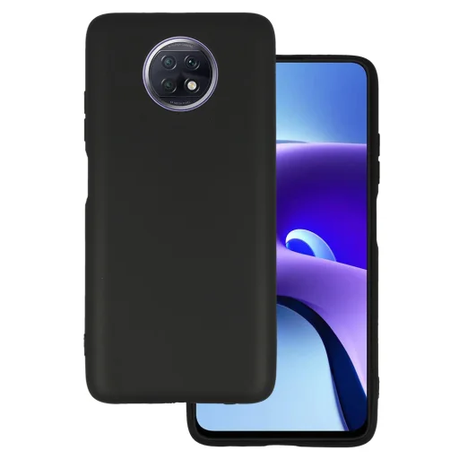 Matt hátlap XIAOMI REDMI NOTE 9T tok Fekete - 1