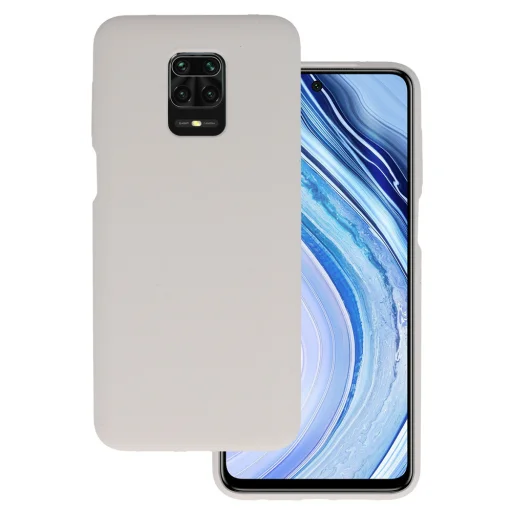 Szilikon Lite tok Xiaomi Redmi Note 9S/Note 9 Pro titán - 1