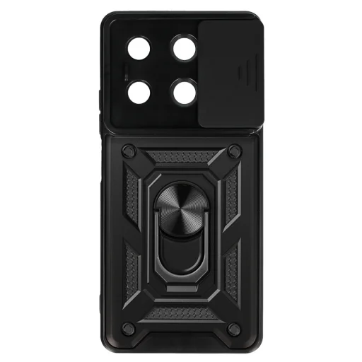 Slide Camera Armor tok Xiaomi Redmi Note 13 5G fekete - 2