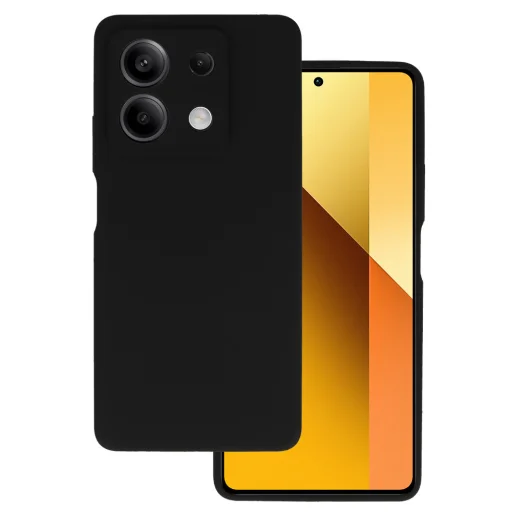 Szilikon Lite tok Xiaomi Redmi Note 13 5G fekete tok - 1