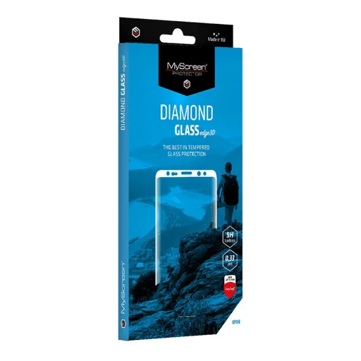 MyScreen Diamond Glass edge3D üvegfólia Samsung Galaxy S23 Ultra fekete - 1