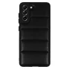 Leather 3D tok Samsung Galaxy S21 FE-hez, design 2, fekete - 2