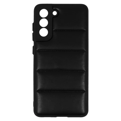 Leather 3D tok Samsung Galaxy S21 FE-hez, design 2, fekete - 4