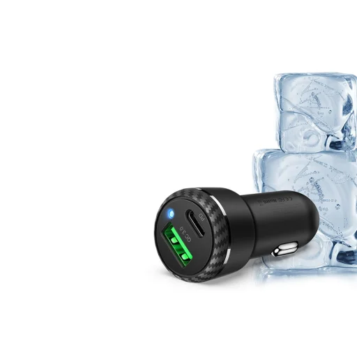 Mcdodo CC-5970 autós szivargyújtós töltő USB-A + USB-C 38W (fekete) - 7