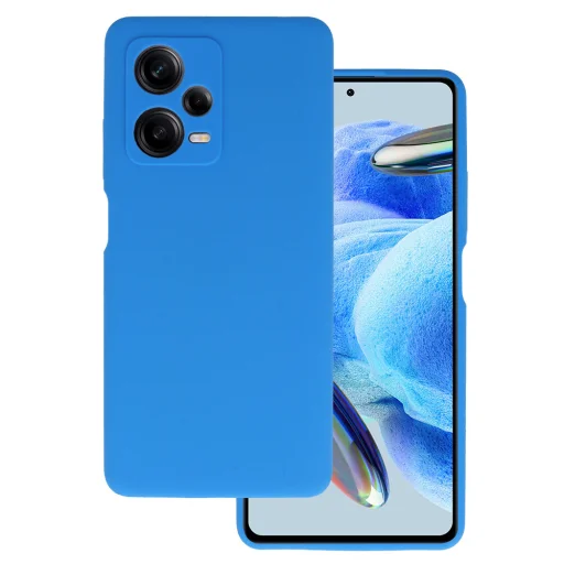 Szilikon Lite tok Xiaomi Redmi Note 12 Pro Plus kék - 1