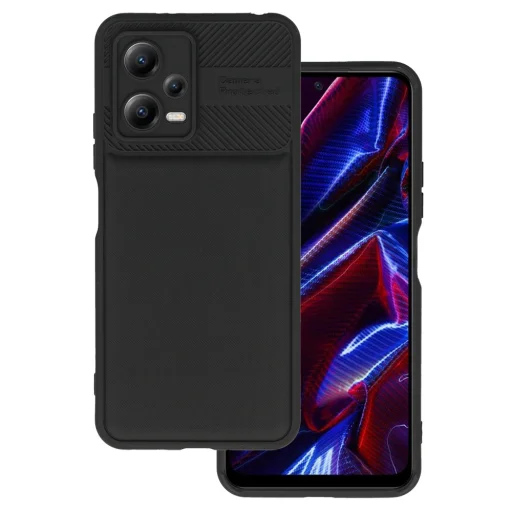 Kamera Védett Tok Xiaomi Redmi Note 12 5G/Poco X5 fekete tok - 1