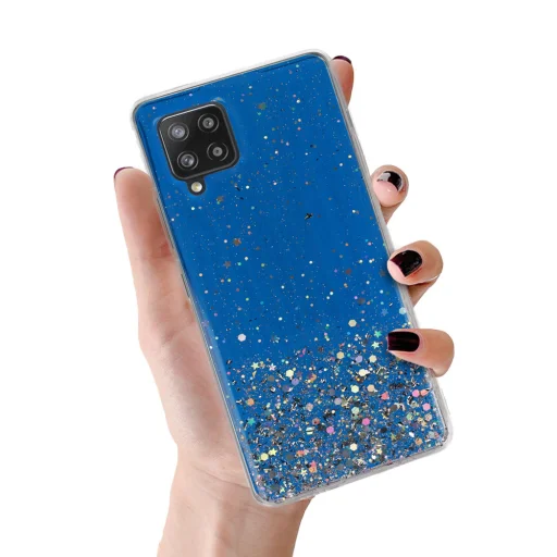 Brilliant Clear tok Samsung Galaxy A42 5G Navy - 1