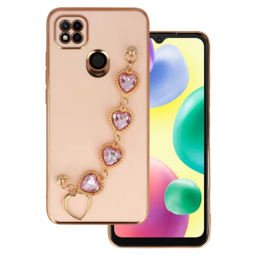 Xiaomi Redmi 10A Trend Case tok design 2 világos rózsaszín - 1