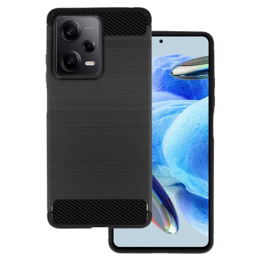 Carbon hátlap tok Xiaomi Redmi Note 12 Pro 5G/POCO X5 Pro fekete - 1