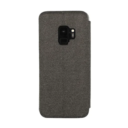 Vennus COTTON fliptok iPhone X/XS (5,8") fekete - 2