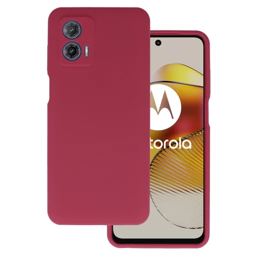 Motorola Moto G73 5G burgundi színű Silicone Lite tok - 1