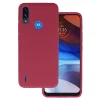 Silicone Lite tok Motorola Moto E7 Power/E7i Power burgundy - 1