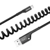 Baseus Fish Eye spring USB-A / Lightning 2A cable 1m - black thumbnail
