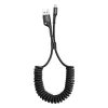 Baseus Fish Eye spring USB-A / Lightning 2A cable 1m - black thumbnail