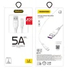 Dudao cable USB / Lightning 5A cable 2m white (L2L 2m white) thumbnail