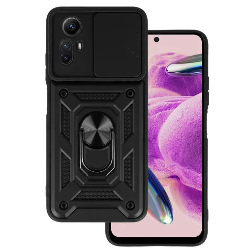 Slide Camera Armor tok Xiaomi Redmi Note 12S fekete - 1
