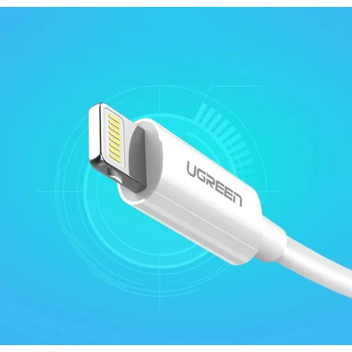 Ugreen US155 20728 USB-A / Lightning MFi 2.4A cable 1m - white - 9