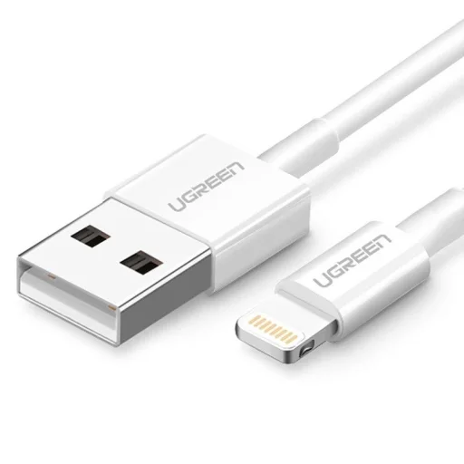Ugreen US155 20728 USB-A / Lightning MFi 2.4A cable 1m - white - 2