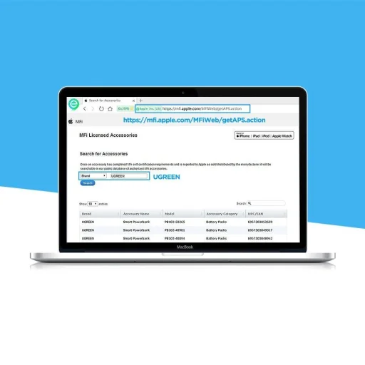 Ugreen US155 20728 USB-A / Lightning MFi 2.4A cable 1m - white - 16