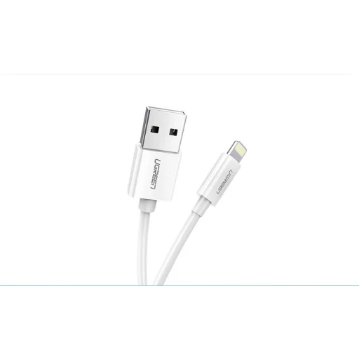 Ugreen US155 20728 USB-A / Lightning MFi 2.4A cable 1m - white - 17