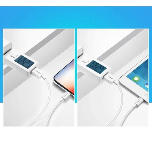 Ugreen US155 20728 USB-A / Lightning MFi 2.4A cable 1m - white - 5