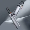Baseus Metal Gleam Series 5-in-1 Multifunctional Type-C HUB Docking Station Gray 30Hz Version Gray thumbnail