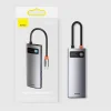 Baseus Metal Gleam Series 5-in-1 Multifunctional Type-C HUB Docking Station Gray 30Hz Version Gray thumbnail