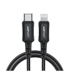 Acefast C4-01 Lightning - USB-C PD cable 30W 3A 480Mb/s 1.8m - black