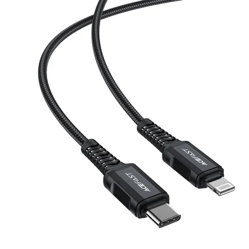Acefast C4-01 Lightning - USB-C PD cable 30W 3A 480Mb/s 1.8m - black - 3